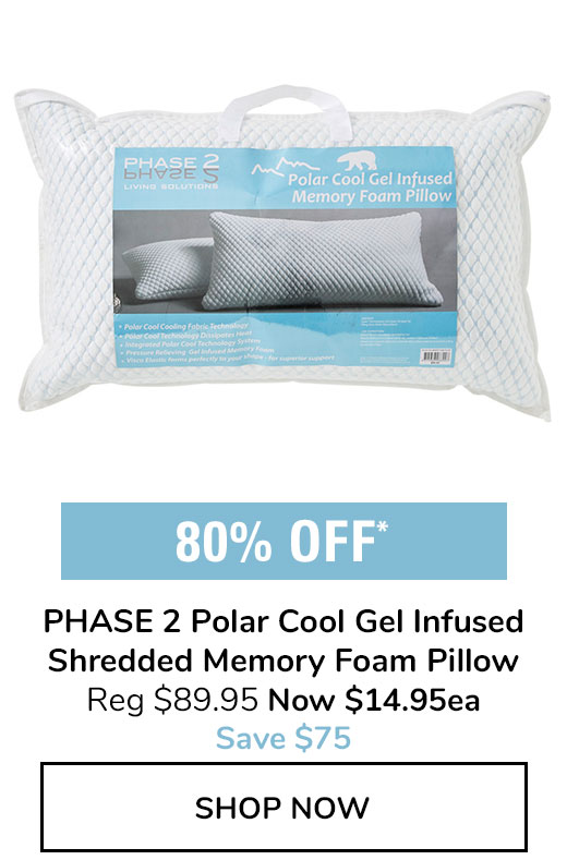 phase 2 memory foam pillow