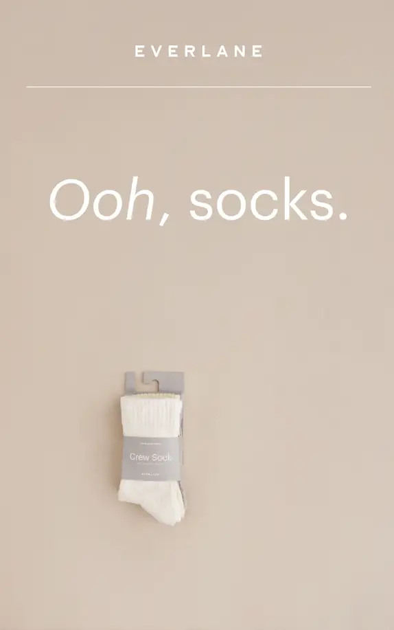 Ooh, socks.