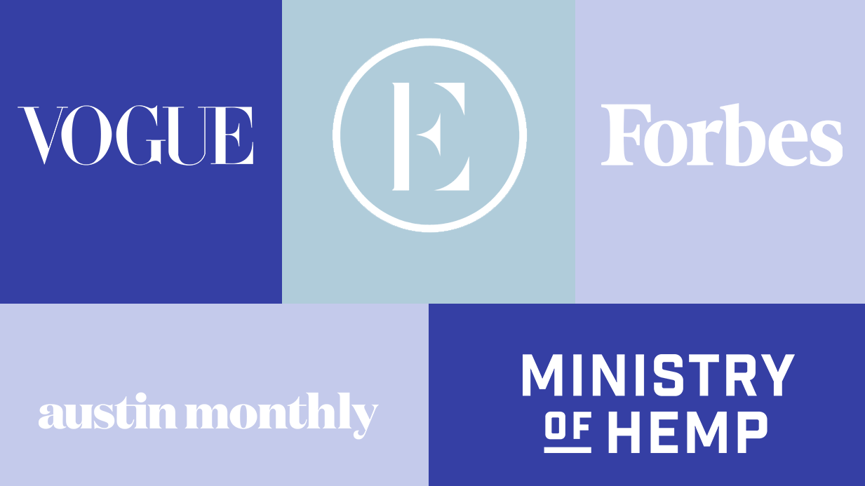 as seen in Vogue, Forbes, and Austin Monthly