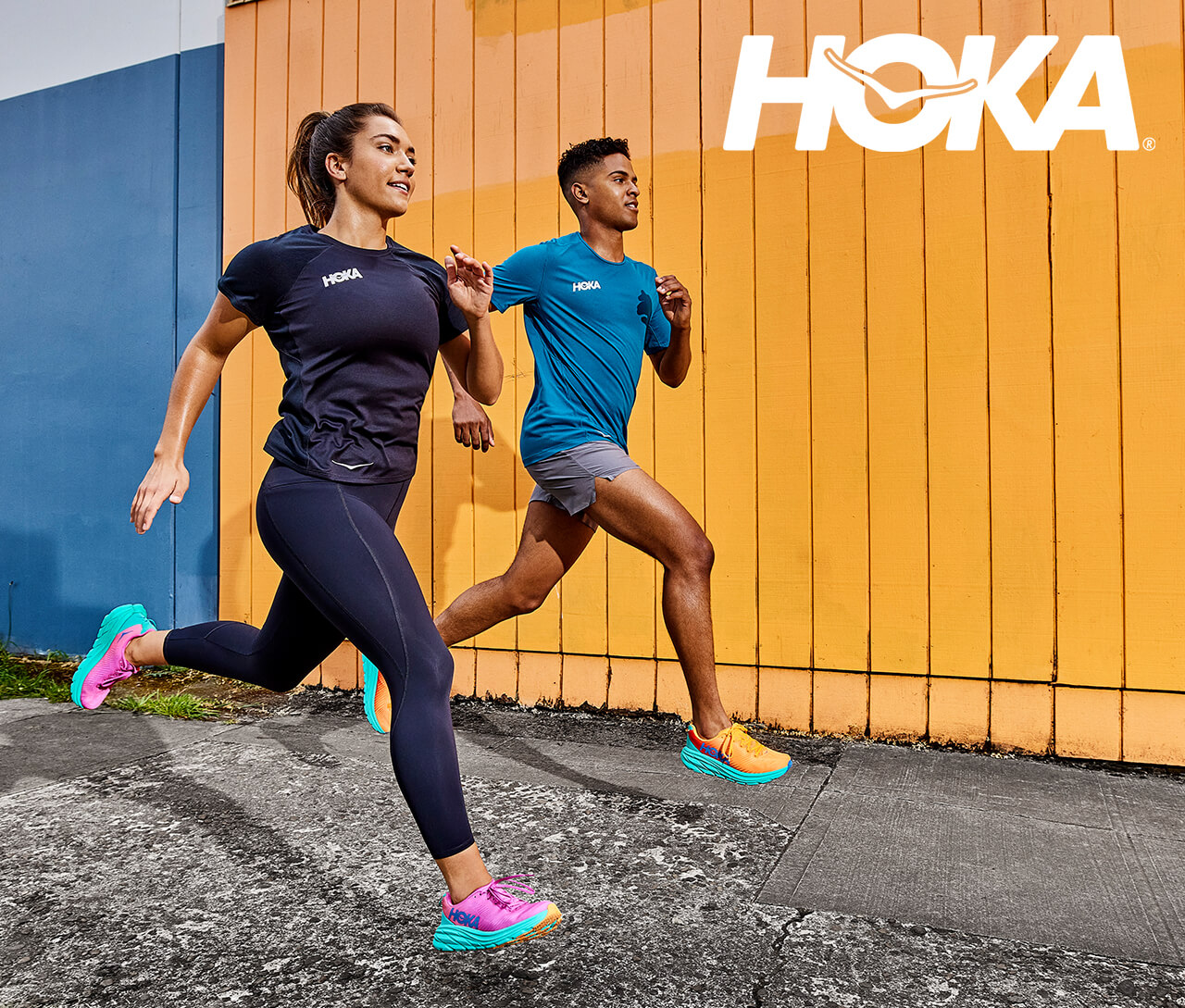 running room hoka