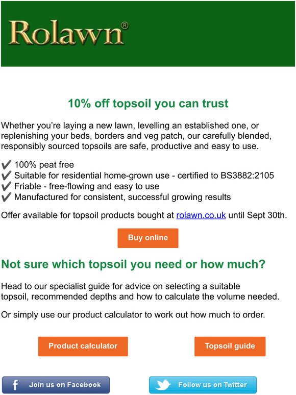 Topsoils on offer | Calculating your requirements