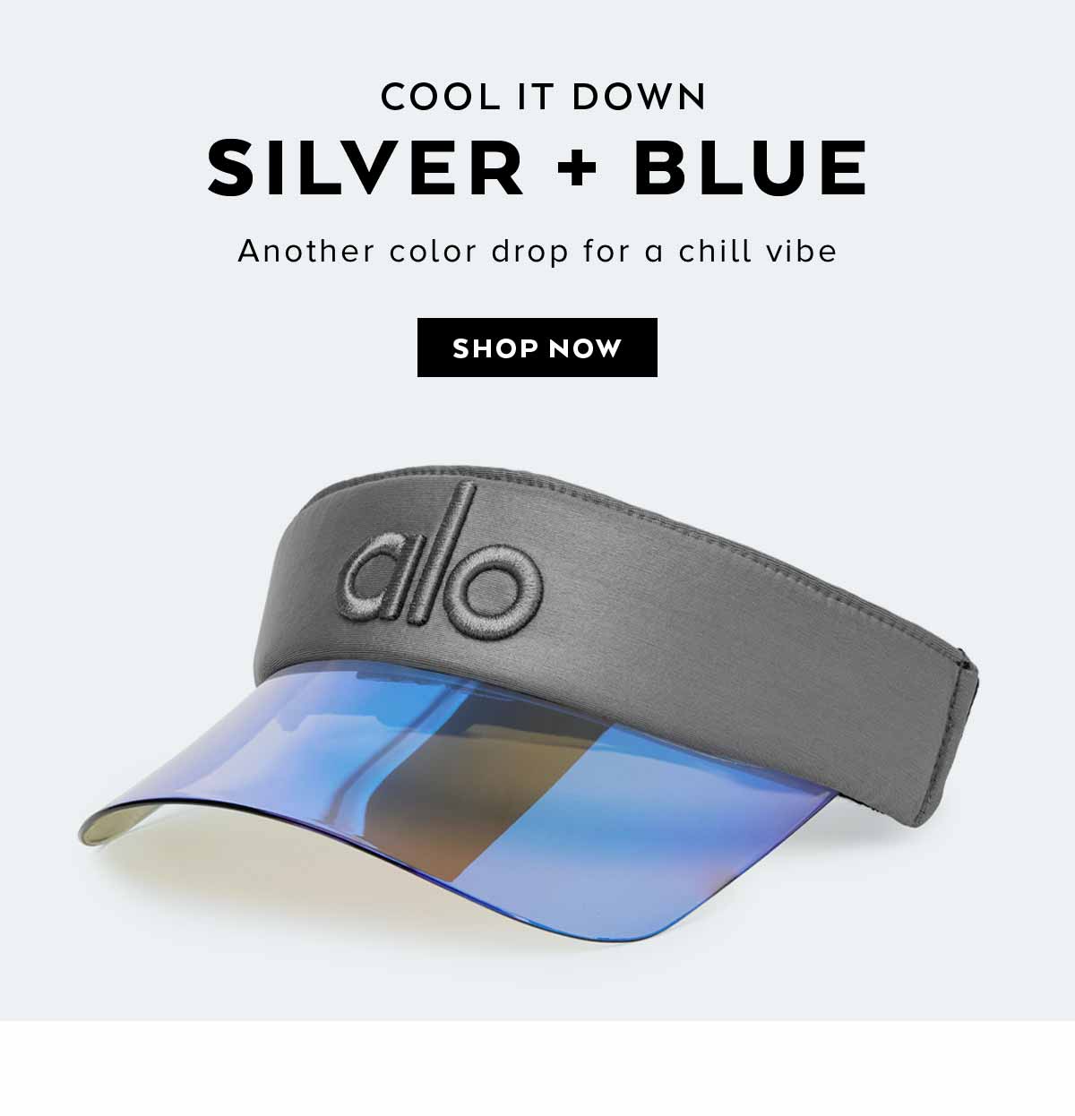 NWT Alo Yoga solar visor BLUE Alo Airlift Solar Visor NWT Crystal Blue | Mercari main image 3