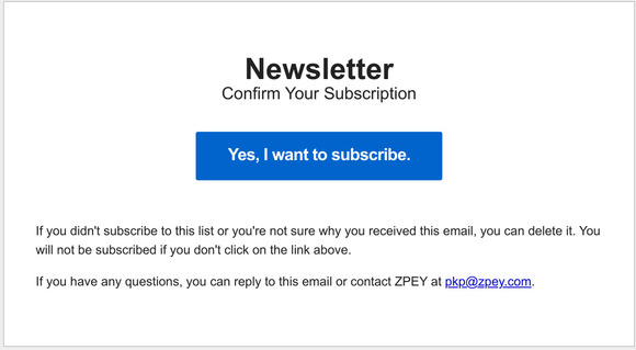 Confirm Your Subscription