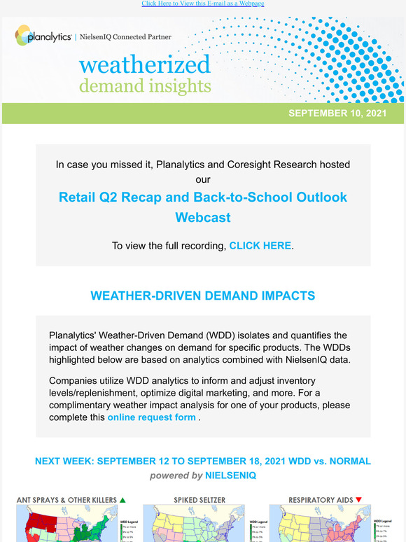 Planalytics & NielsenIQ: Weatherized Demand Insights