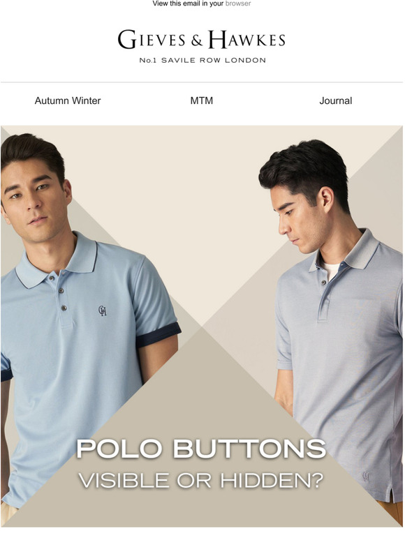Polo Buttons: Visible or Hidden?