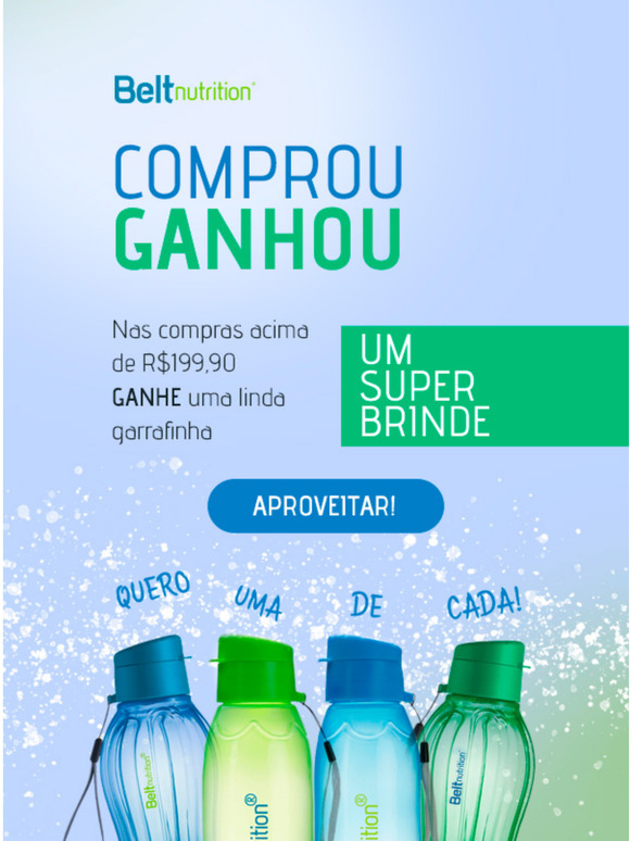 Quer ganhar uma garrafa exclusiva da Belt?