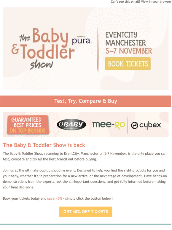 Don't miss out! Get 40% off tickets today