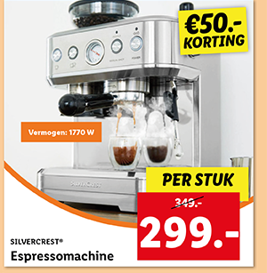SILVERCREST® Espressomachine