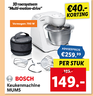 BOSCH® Keukenmachine MUM5