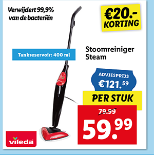 VILEDA® Stoomreiniger Steam