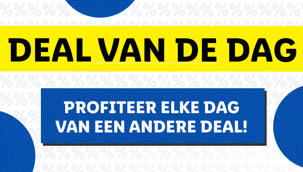 Bekijk elke dag onze nieuwe Deal van de Dag