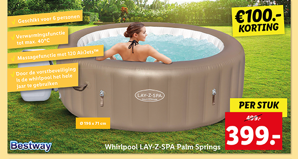 BESTWAY® Whirlpool LAY-Z-SPA Palm Springs