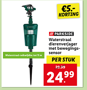 PARKSIDE® Waterstraal dierenverjager met bewegingssensor