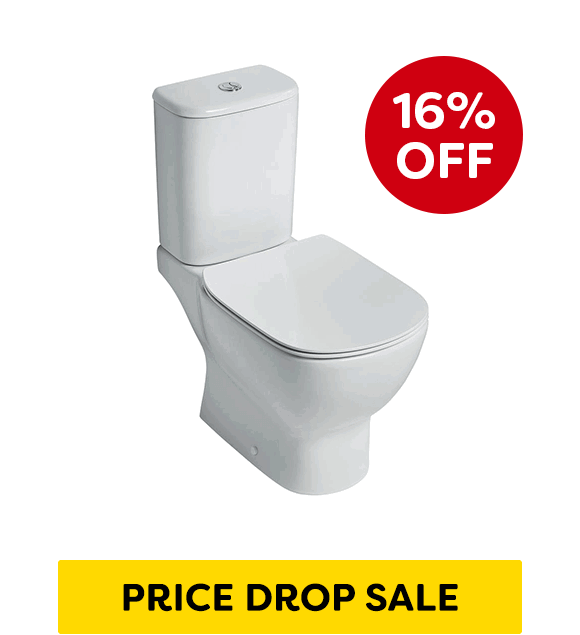 Ideal Standard Tesi AquaBlade Close Coupled WC + Seat