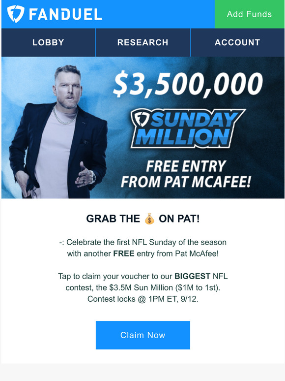 I WON!!! The free Fanfuel Gridiron Shuffle'em! : r/fanduel