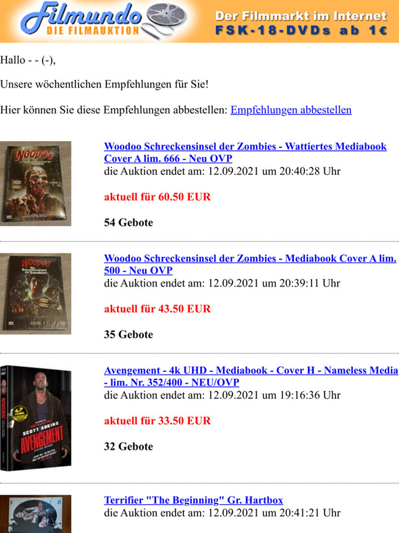 Filmundo.de - unsere Film Empfehlungen fr Sie