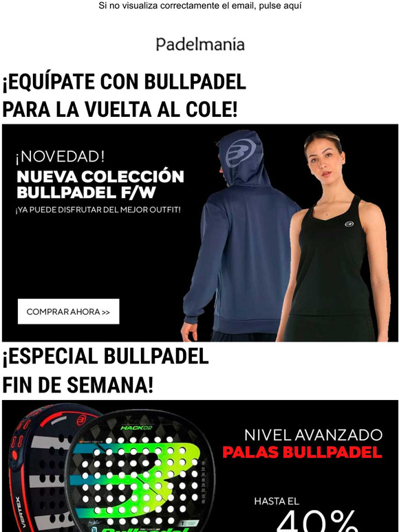 [NOVEDAD] Equpate con la nueva coleccin Bullpadel F/W!
