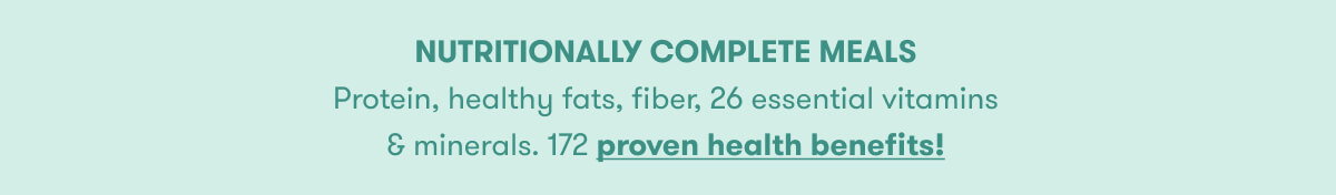 NUTRITIONALLY COMPLETE MEALS