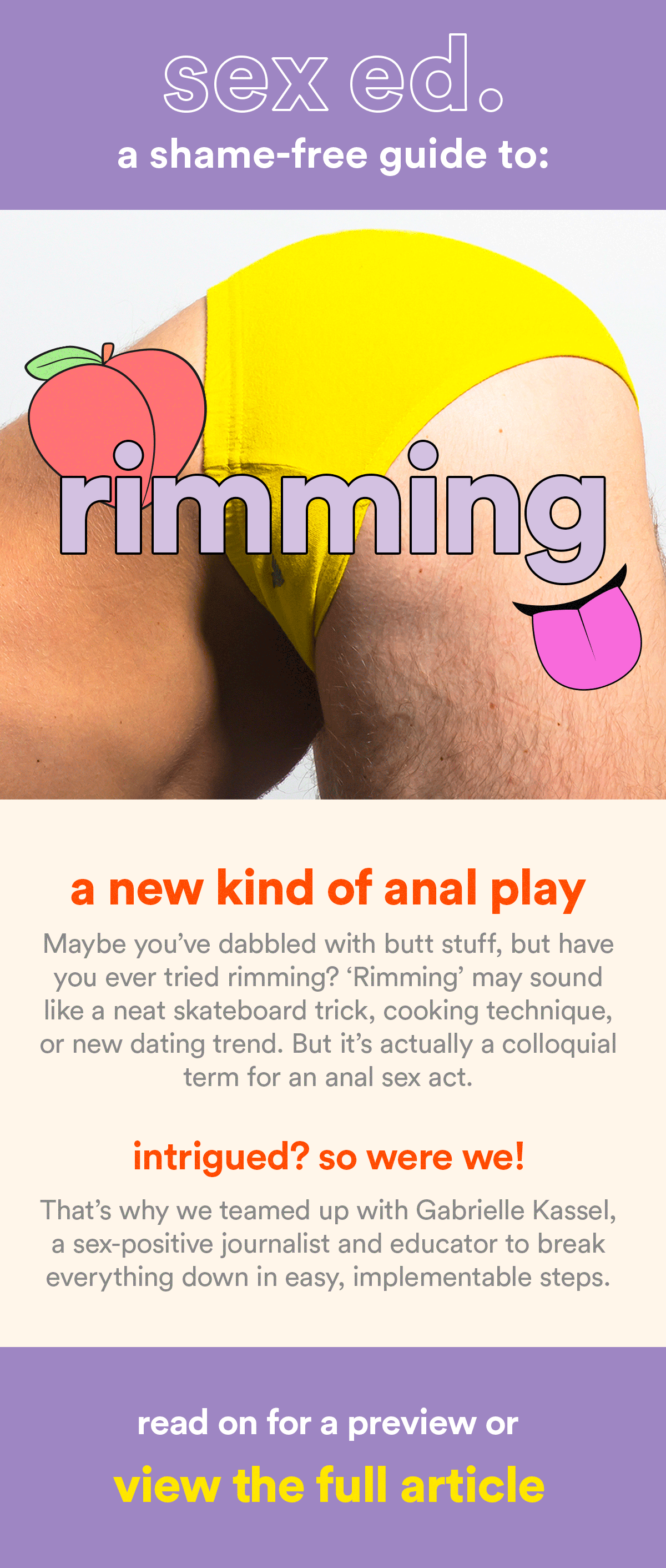 Guide To Rimming