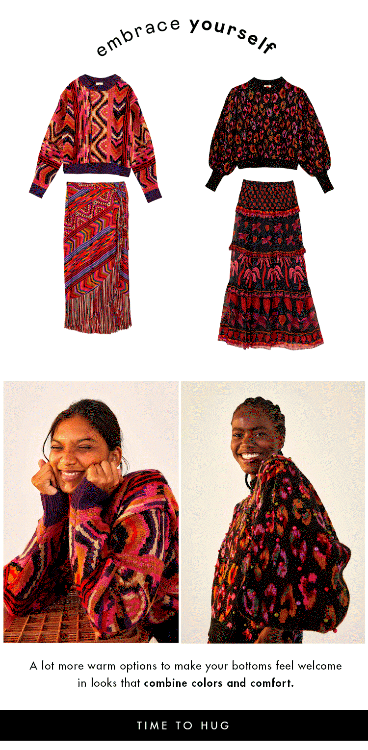 Spotlight: Abstract Scarf Sweater 