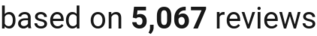 number of reviews