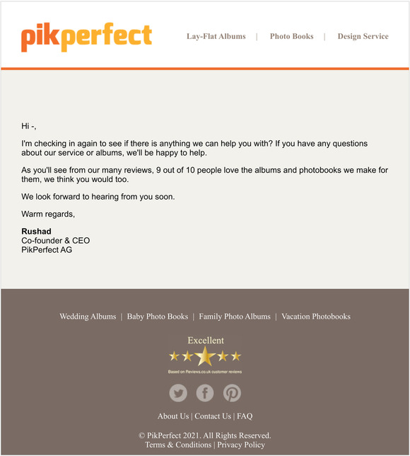PikPerfect Photo Book Design Service