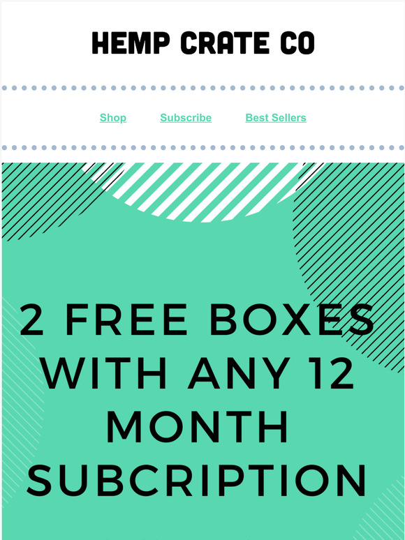 2 Free Boxes. Yep, two FREE boxes 