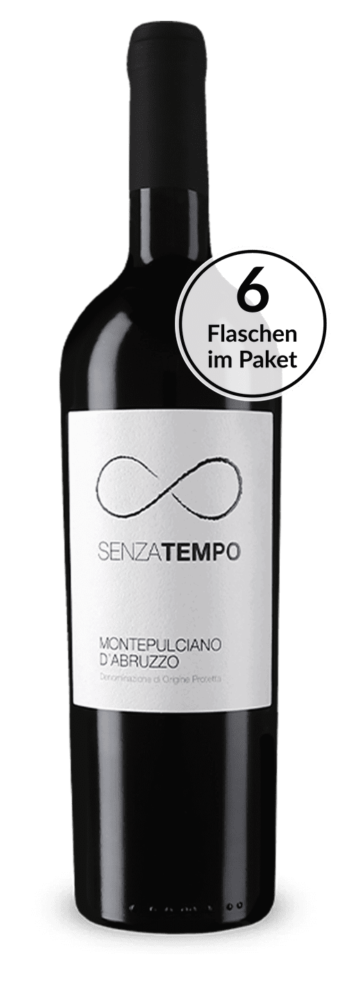 Zeitloser Rotweingenuss: Cantina Tollo 6 Flaschen Senza Tempo Montepulciano d'Abruzzo 2019