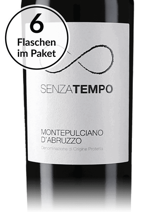 Zeitloser Rotweingenuss: Cantina Tollo 6 Flaschen Senza Tempo Montepulciano d'Abruzzo 2019