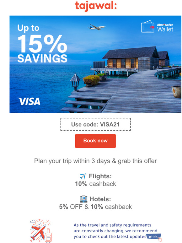 Only 3days left till our Visa offer ends
