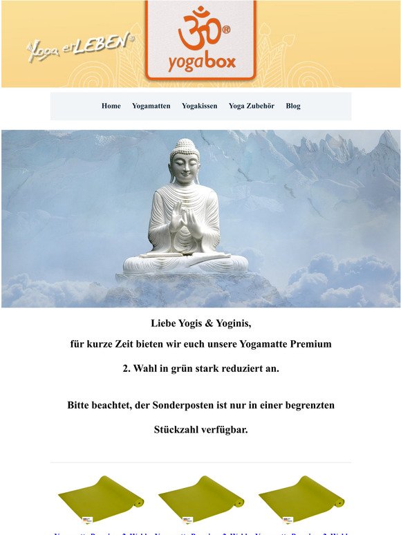  yogabox Infoletter #24/2021  bis zu 55% Rabatt auf Yogamatte Premium 2. Wahl  Produktempfehlungen fr Dich  Blog News 