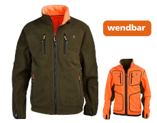 Somlys Herren-Windblocker-Wendejacke Polar Wildboar