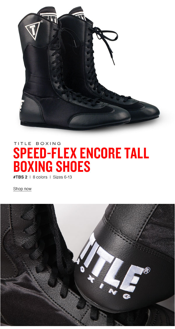 TITLE Speed-Flex Encore Tall Boxing Shoes