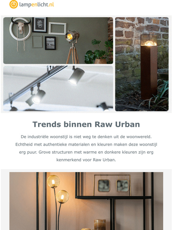 Trends in de industrile woonstijl Raw Urban