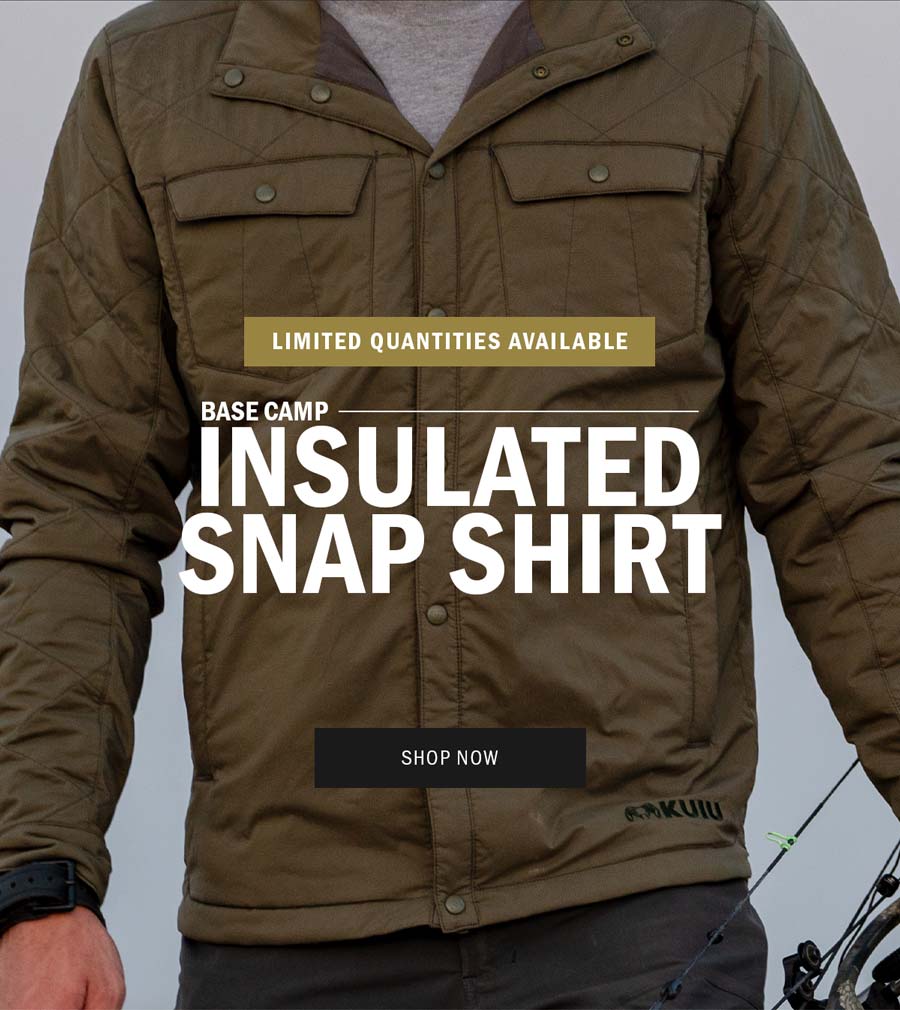 KUIU LAST CHANCE to Get an Insulated Snap Shirt Milled