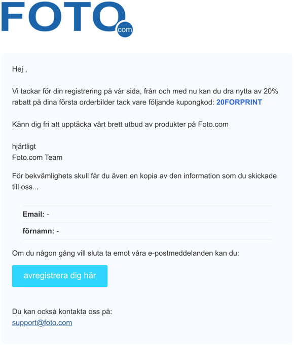 Vlkommen! Du r registrerad fr vrt nyhetsbrev.