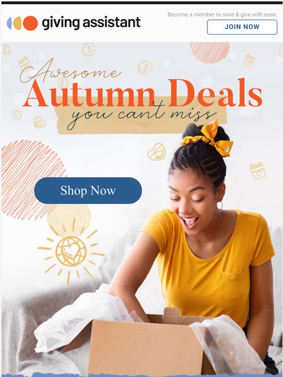 Starting Now: Shop the Fall Savings Harvest