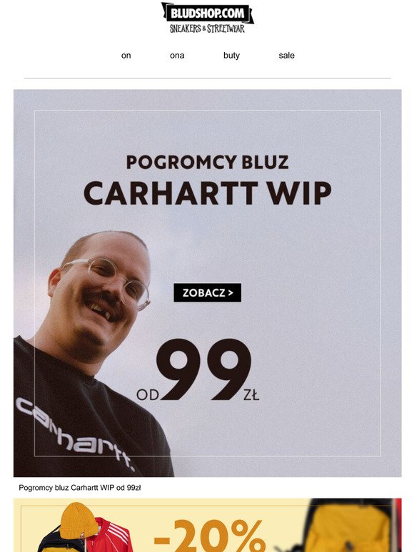  Pogromcy bluz Carhartt WIP od 99z