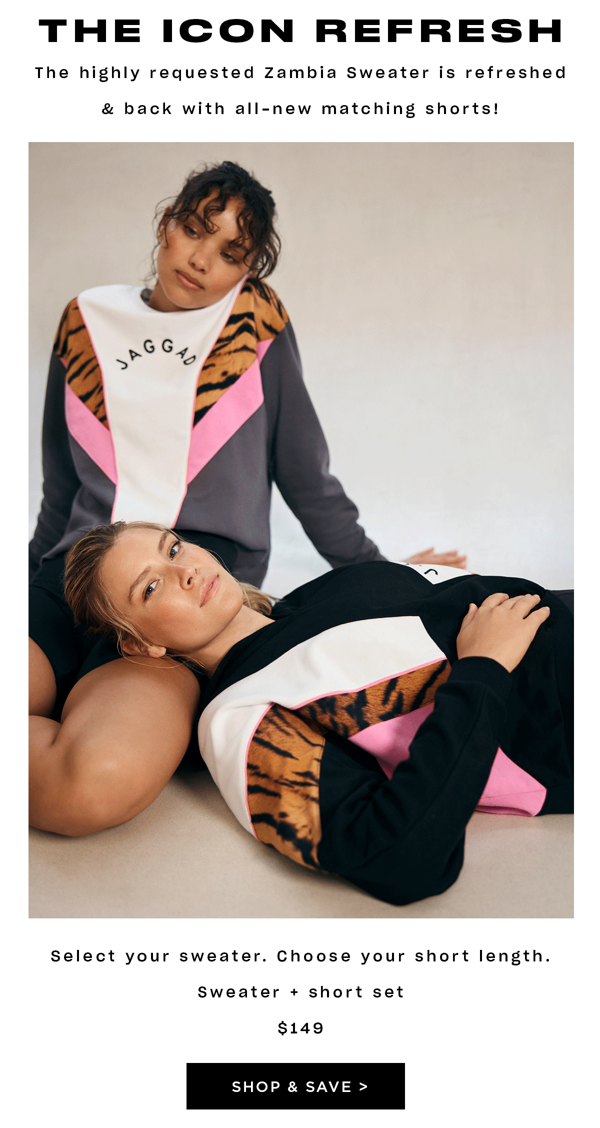 jaggad batwing sweater
