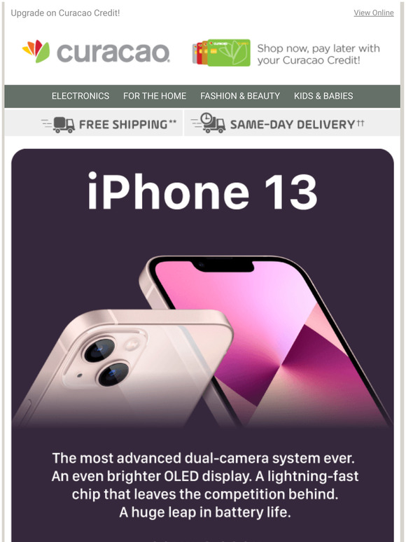 Curacao iPhone 13 & Apple Watch Series 7 coming soon to Curacao! Milled