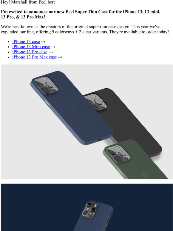 Peel Introducing The Peel MagSafe Case Milled