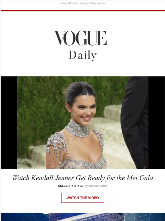 Vogue Inside Kendall Jenners Met Gala Getting Ready Routine Milled