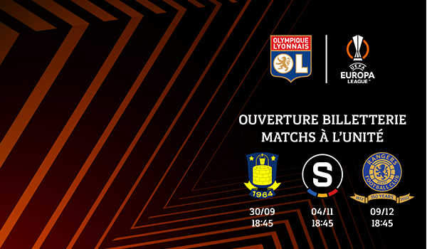 Olympique Lyonnais: [Europa League] Rservez Vos Billets Pour Les Matchs ...