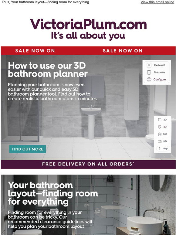 Victoria Plum: How to use our 3D bathroom planner | Milled