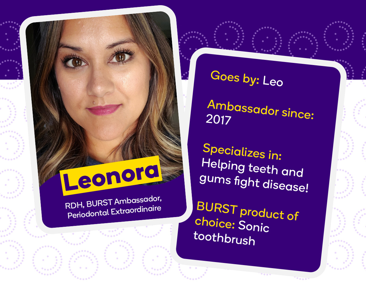 BURST Oral Care Make way for a BURST Ambassador hero! Milled