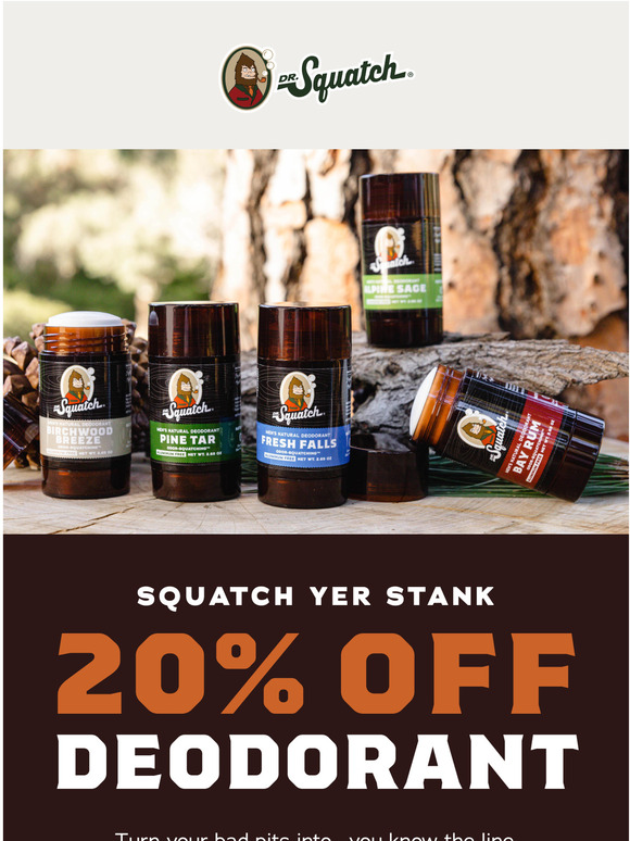 Dr. Squatch Smells like Milled