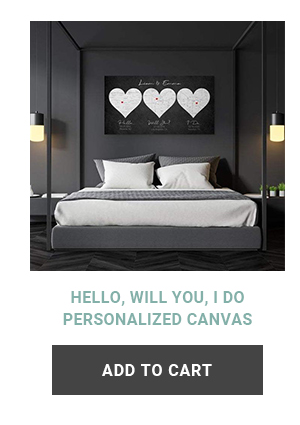HELLO, WILL YOU, I DO PERSONALIZED CANVAS