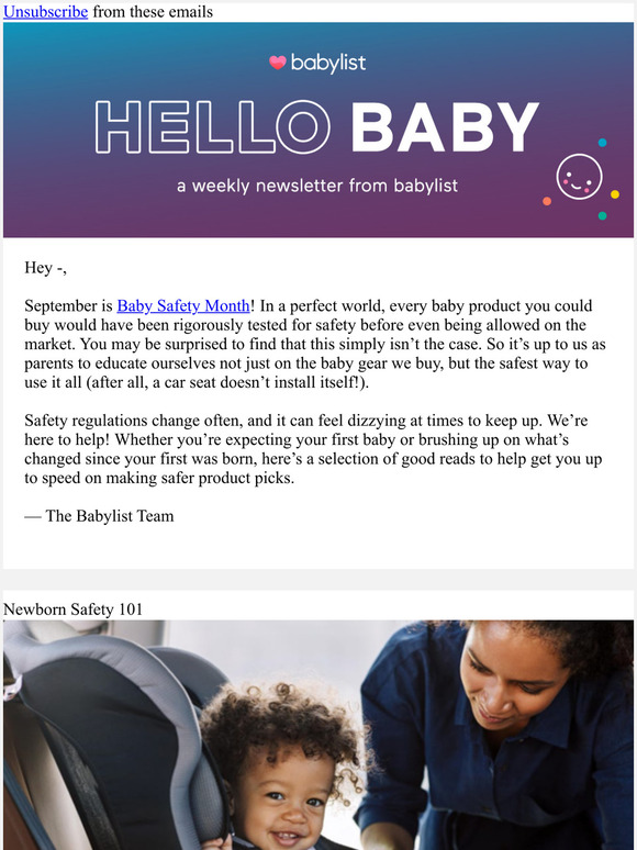 Babylist Legal Safe Is This Unsafe Gear on Your Registry? Milled