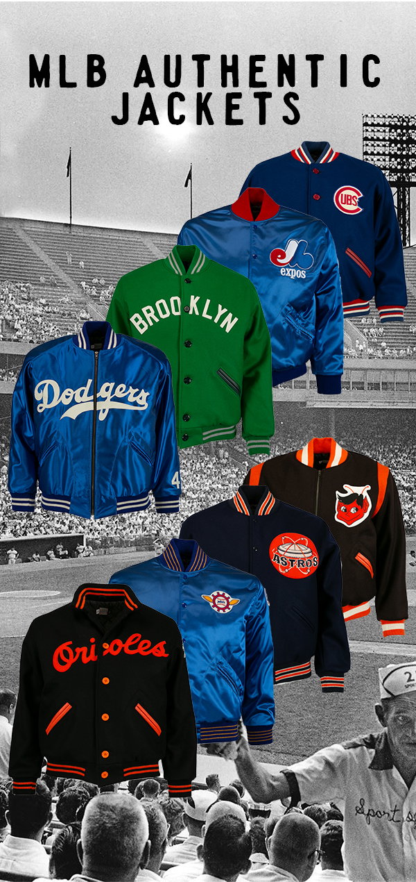 Legends Satin Jacket Brooklyn Dodgers Jackie Robinson - Shop