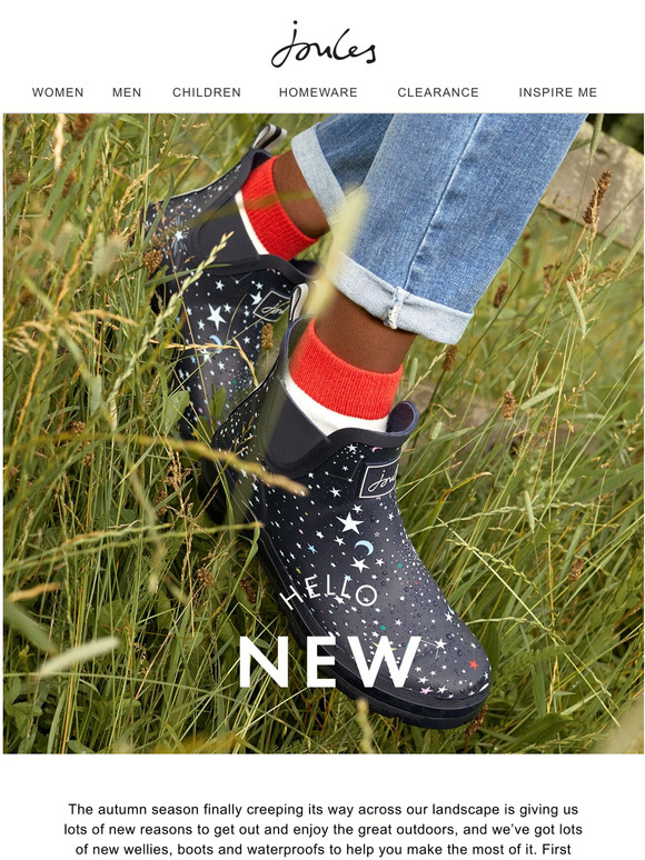 Get your wellies on!